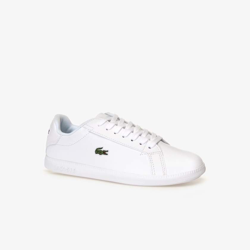 Tenis Lacoste Graduate Tonal Leather Mujer Blancos | IX1-81088N3