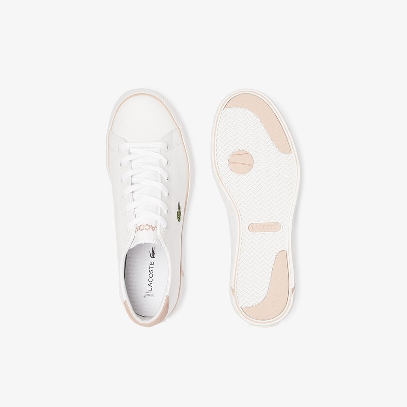 Tenis Lacoste Gripshot BL Leather and Synthetic Mujer Blancos Rosas | AZ6-07990V9