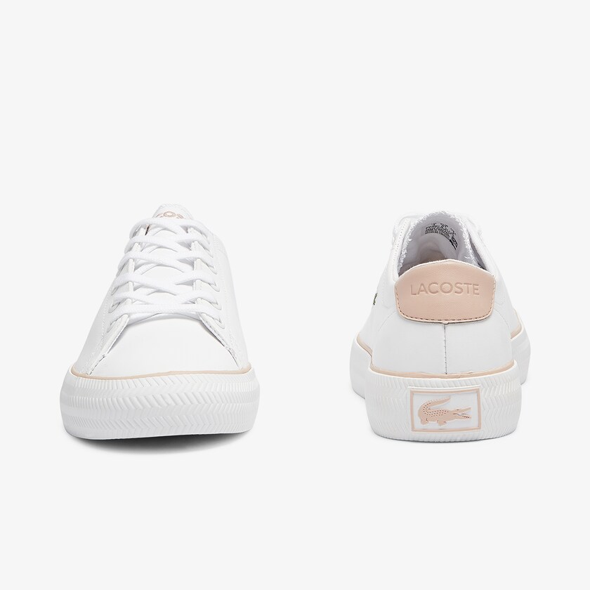 Tenis Lacoste Gripshot BL Leather and Synthetic Mujer Blancos Rosas | AZ6-07990V9