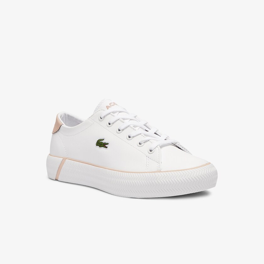 Tenis Lacoste Gripshot BL Leather and Synthetic Mujer Blancos Rosas | AZ6-07990V9