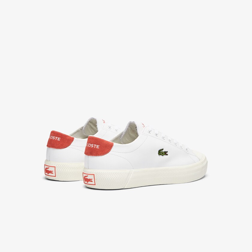 Tenis Lacoste Gripshot Leather Hombre Blancos Beige | UW5-57505D1