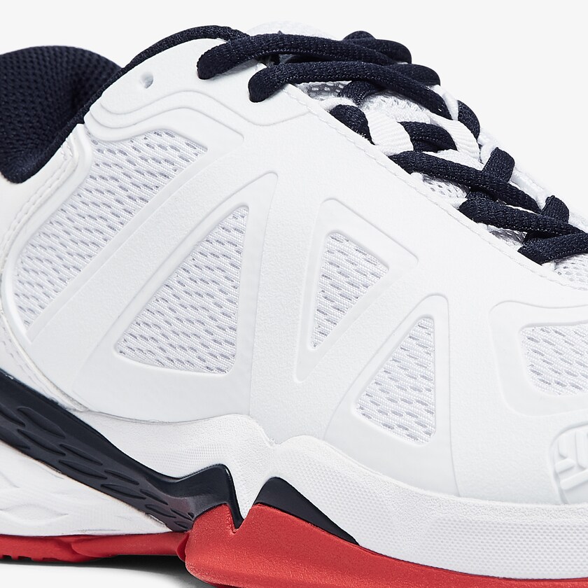 Tenis Lacoste LC Scale II Textile Mujer Blancos Coral | AP7-52305Z7