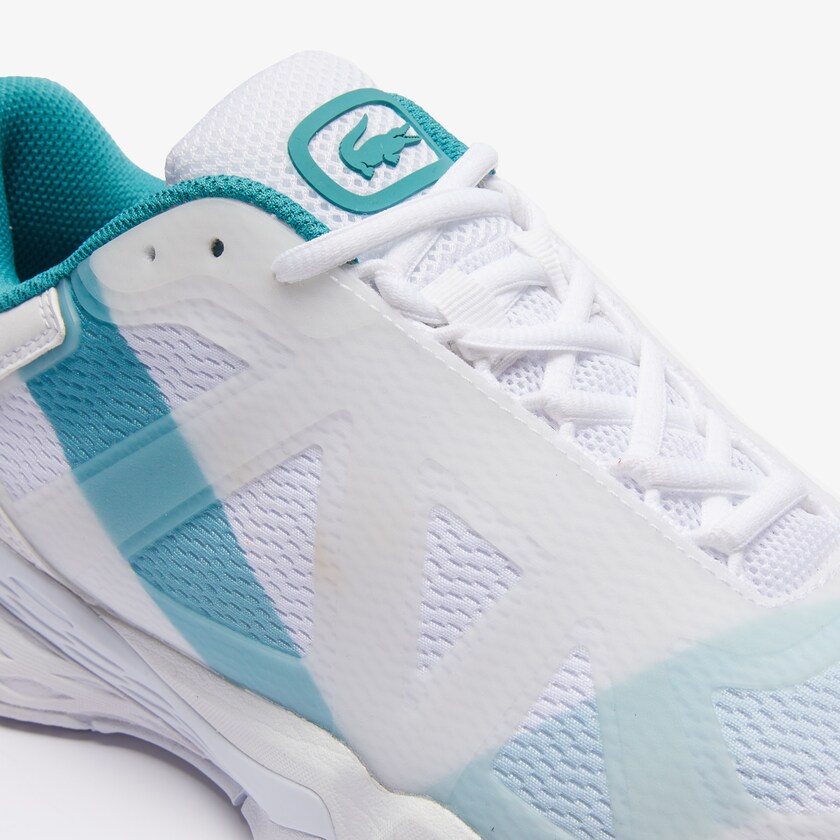 Tenis Lacoste LC Scale L20 Textile and Synthetic Hombre Blancos Turquesa | CV2-45464W9