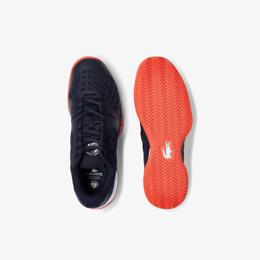 Tenis Lacoste LC Scale Roland Garros Textile Hombre Azul Marino Rojos | OJ4-10351O3