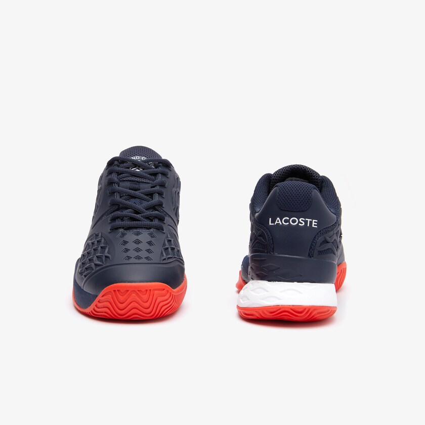 Tenis Lacoste LC Scale Roland Garros Textile Hombre Azul Marino Rojos | OJ4-10351O3