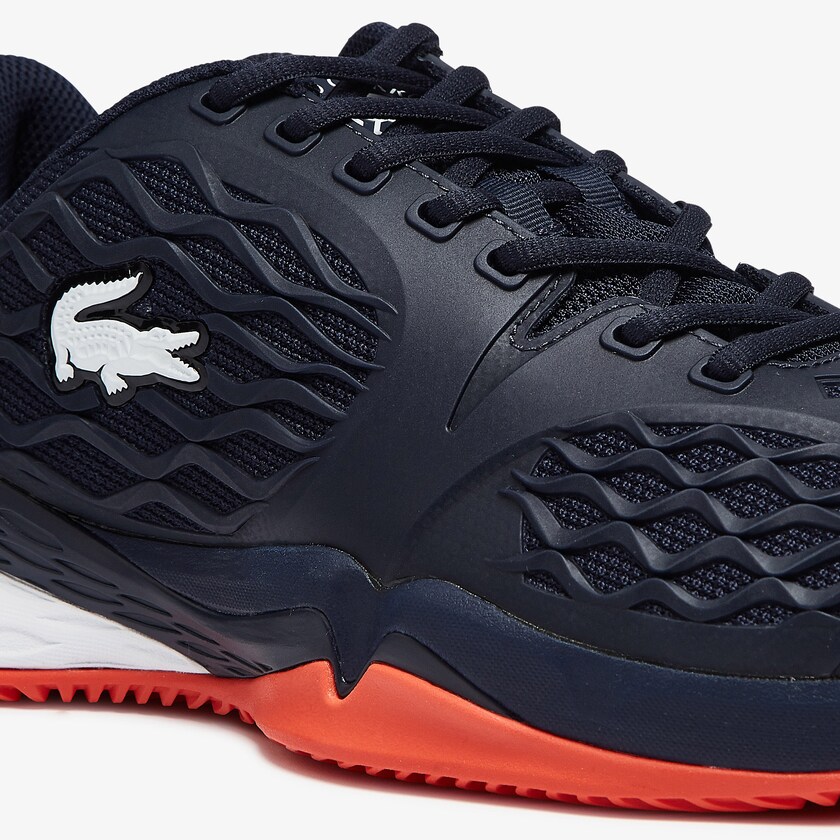 Tenis Lacoste LC Scale Roland Garros Textile Hombre Azul Marino Rojos | OJ4-10351O3