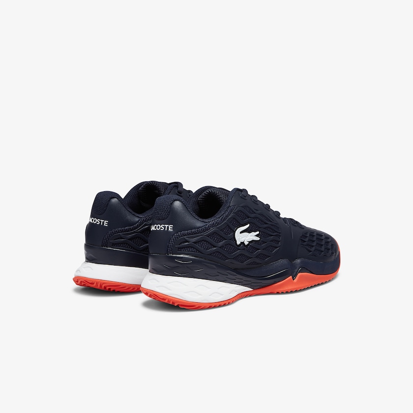 Tenis Lacoste Niños Azul Marino Rojos LC Scale Roland Garros Textile TM6-32103B3