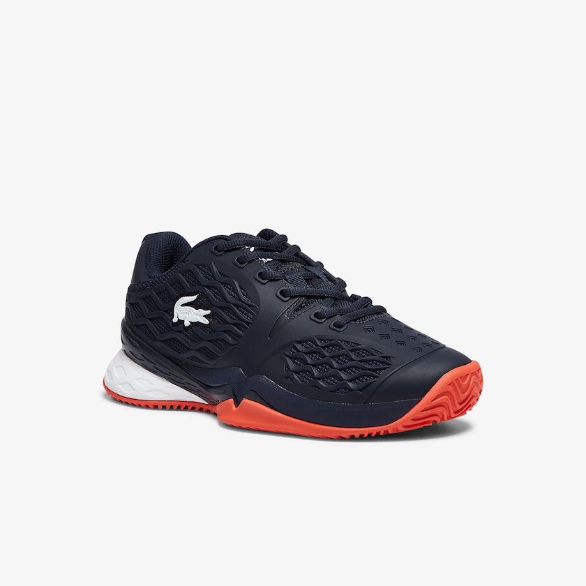 Tenis Lacoste Niños Azul Marino Rojos LC Scale Roland Garros Textile TM6-32103B3