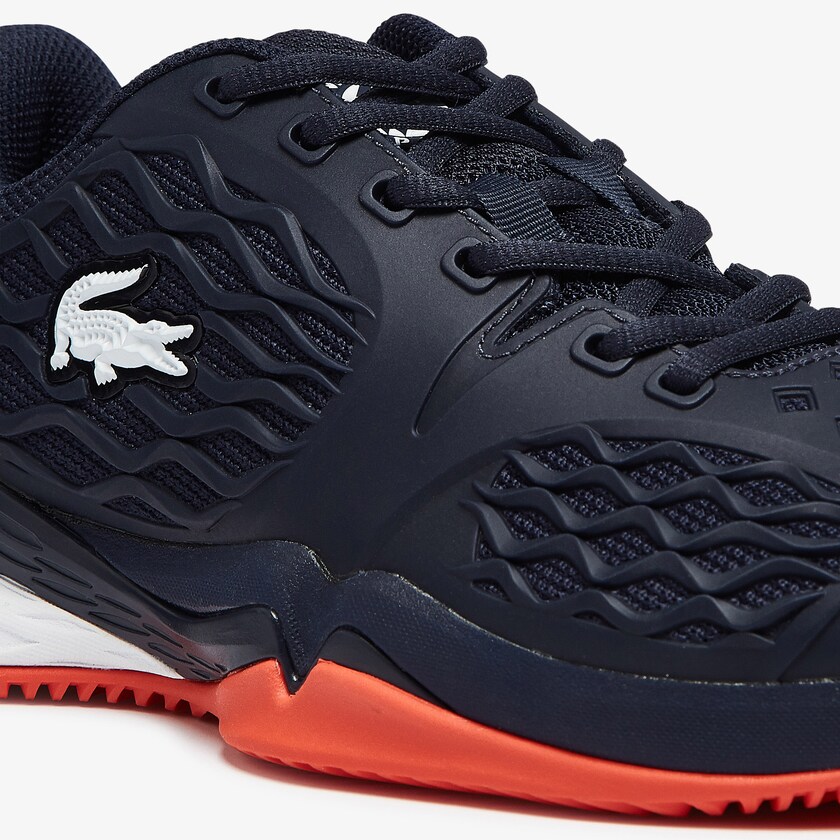 Tenis Lacoste LC Scale Roland Garros Textile Mujer Azul Marino Rojos | UP4-11731O0