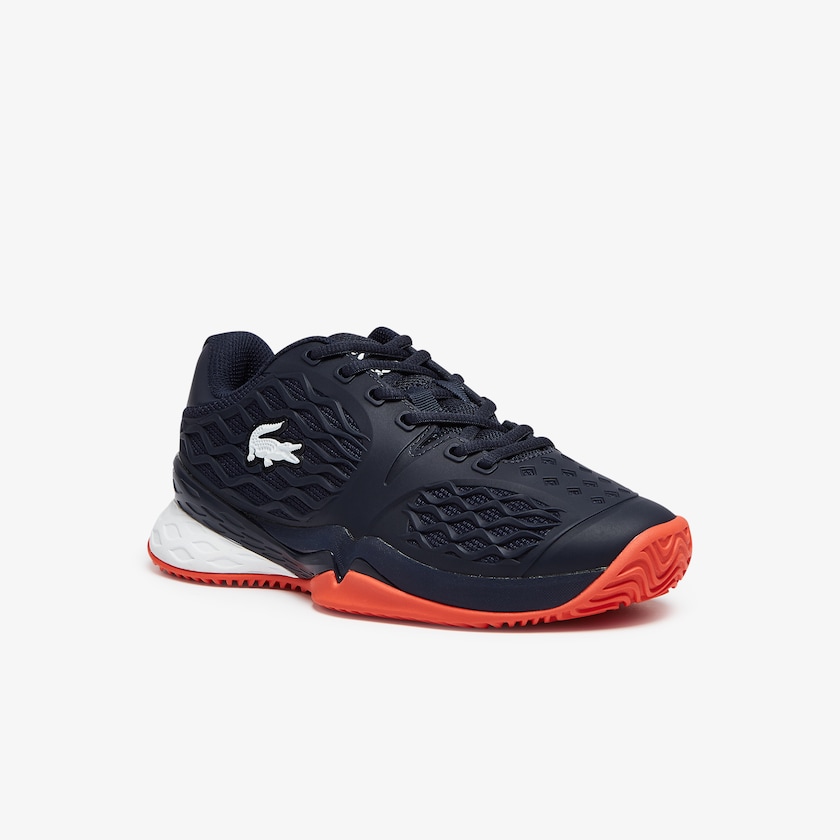 Tenis Lacoste LC Scale Roland Garros Textile Mujer Azul Marino Rojos | UP4-11731O0