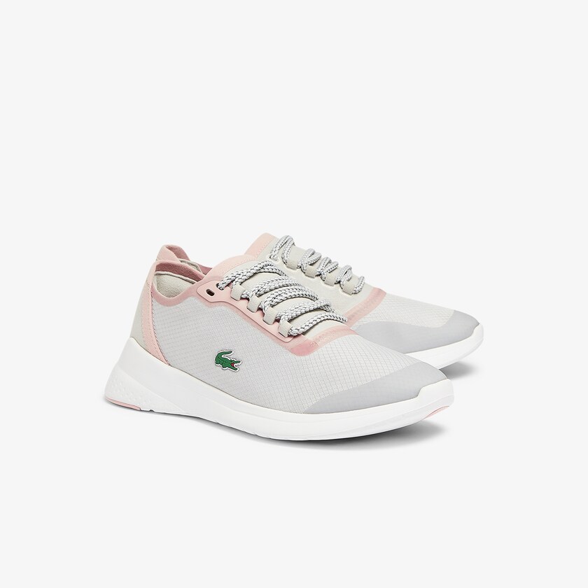 Tenis Lacoste LT Fit Synthetic and Textile Mujer Grises Claro Rosas Claro | AE8-36643O7