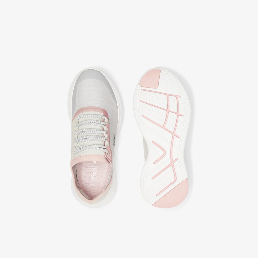 Tenis Lacoste LT Fit Synthetic and Textile Mujer Grises Claro Rosas Claro | AE8-36643O7