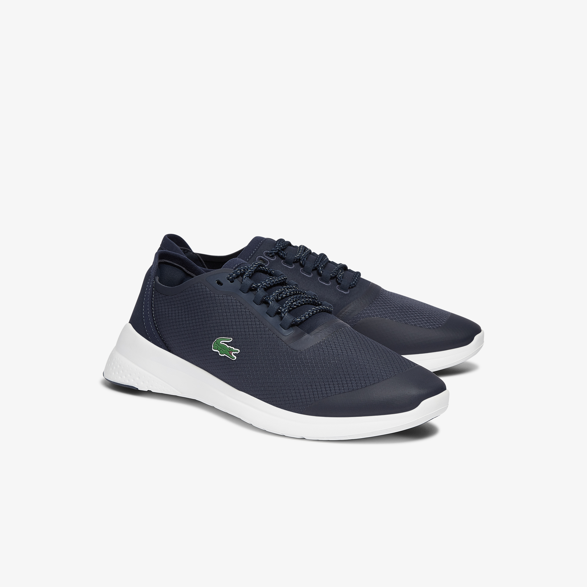 Tenis Lacoste LT Fit Textile Hombre Azul Marino Blancos | HH0-05670O9