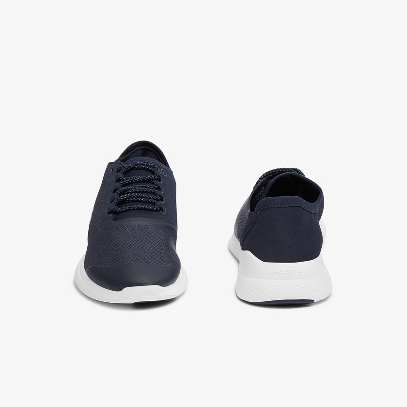 Tenis Lacoste LT Fit Textile Hombre Azul Marino Blancos | HH0-05670O9