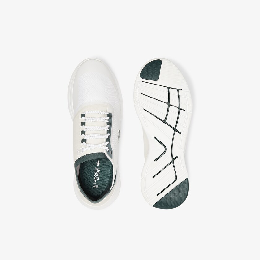 Tenis Lacoste LT Fit Textile Hombre Blancos | SO4-55435A3