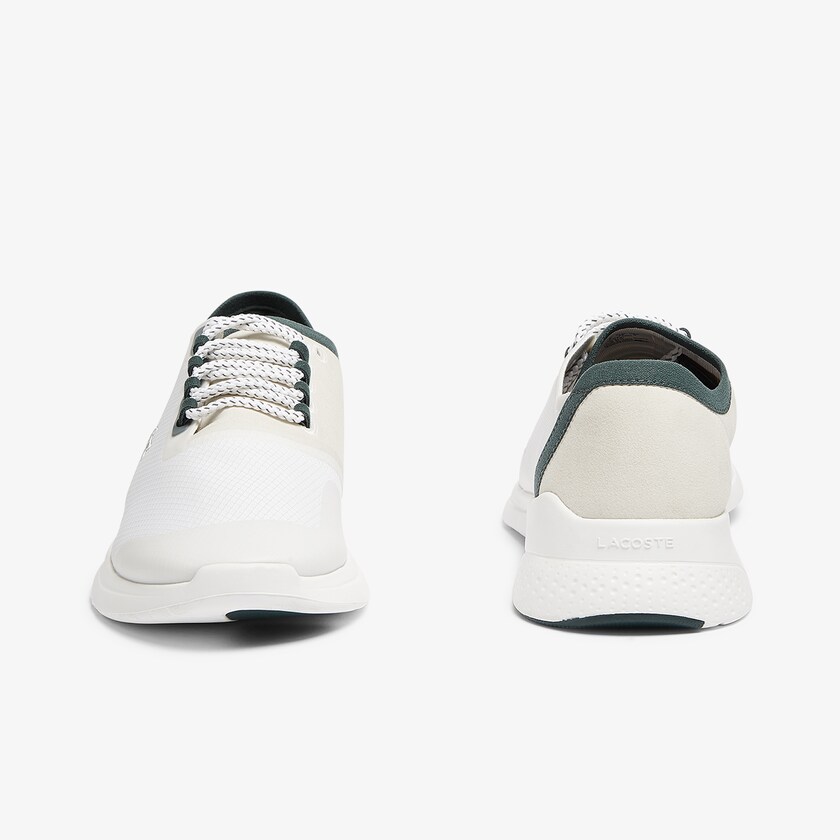 Tenis Lacoste LT Fit Textile Hombre Blancos | SO4-55435A3