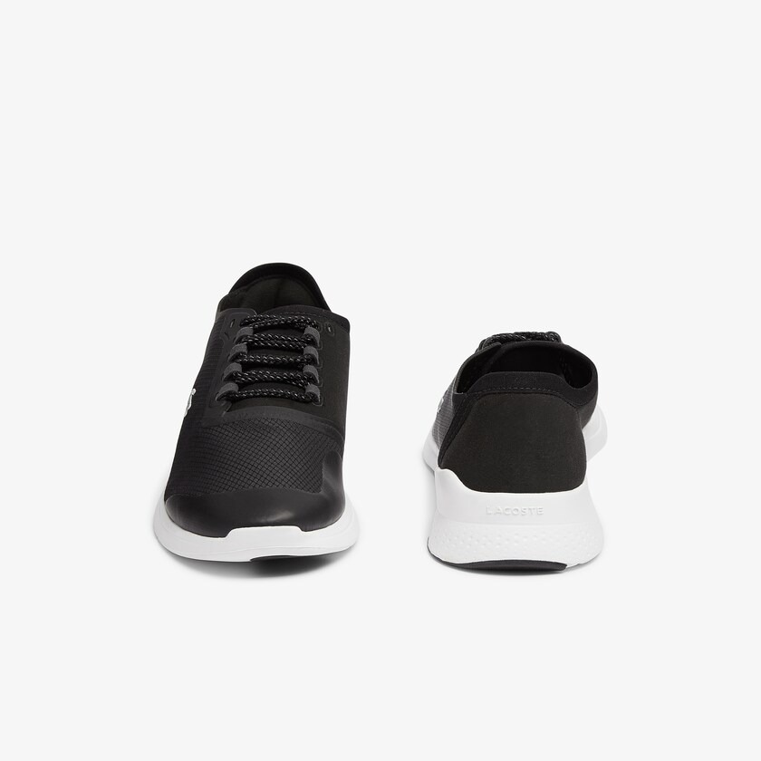 Tenis Lacoste LT Fit Textile Hombre Negros Blancos | AK6-23752L0