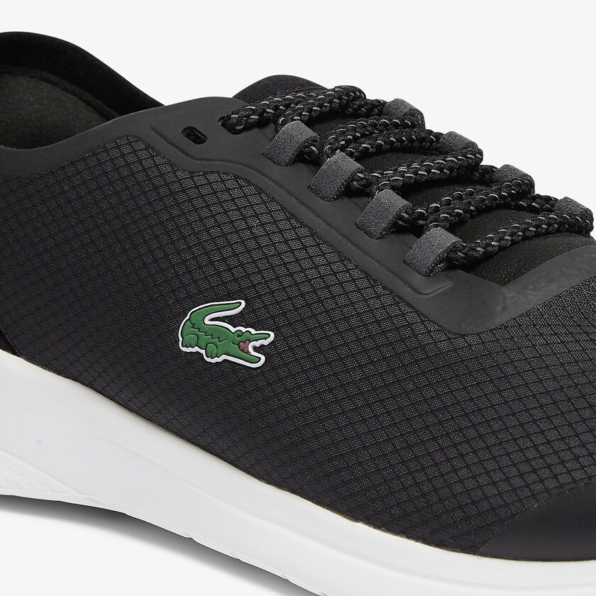Tenis Lacoste LT Fit Textile Hombre Negros Blancos | AK6-23752L0