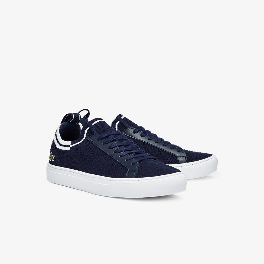 Tenis Lacoste La Piquée Textile Hombre Azul Marino Blancos | FK5-81308Y5