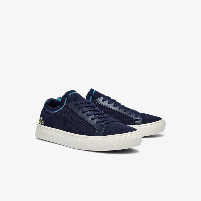 Tenis Lacoste La Piquée Textile Knit Hombre Azul Marino | XP4-49394R0