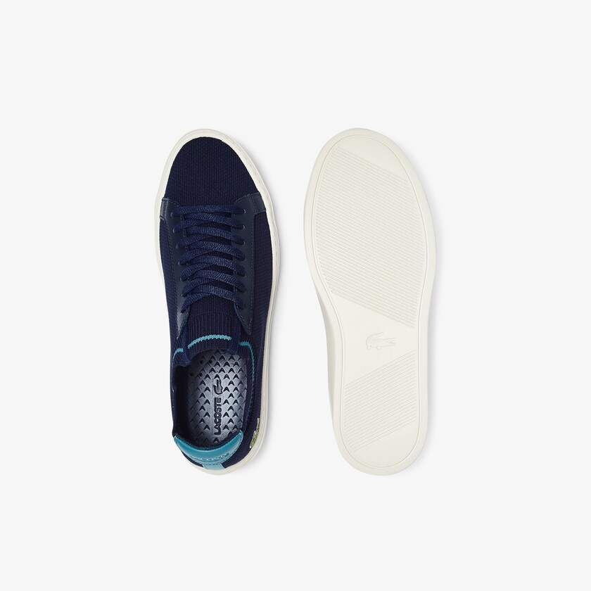 Tenis Lacoste La Piquée Textile Knit Hombre Azul Marino | XP4-49394R0
