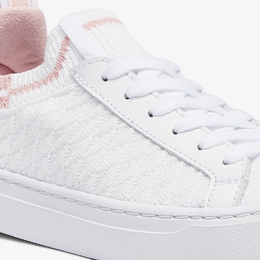 Tenis Lacoste La Piquée Textile Mujer Blancos Rosas | TR7-07170L9
