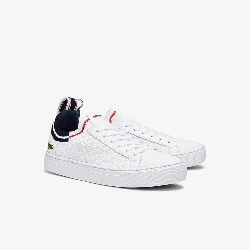 Tenis Lacoste La Piquée Textile Mujer Blancos Beige | BR4-26092J4