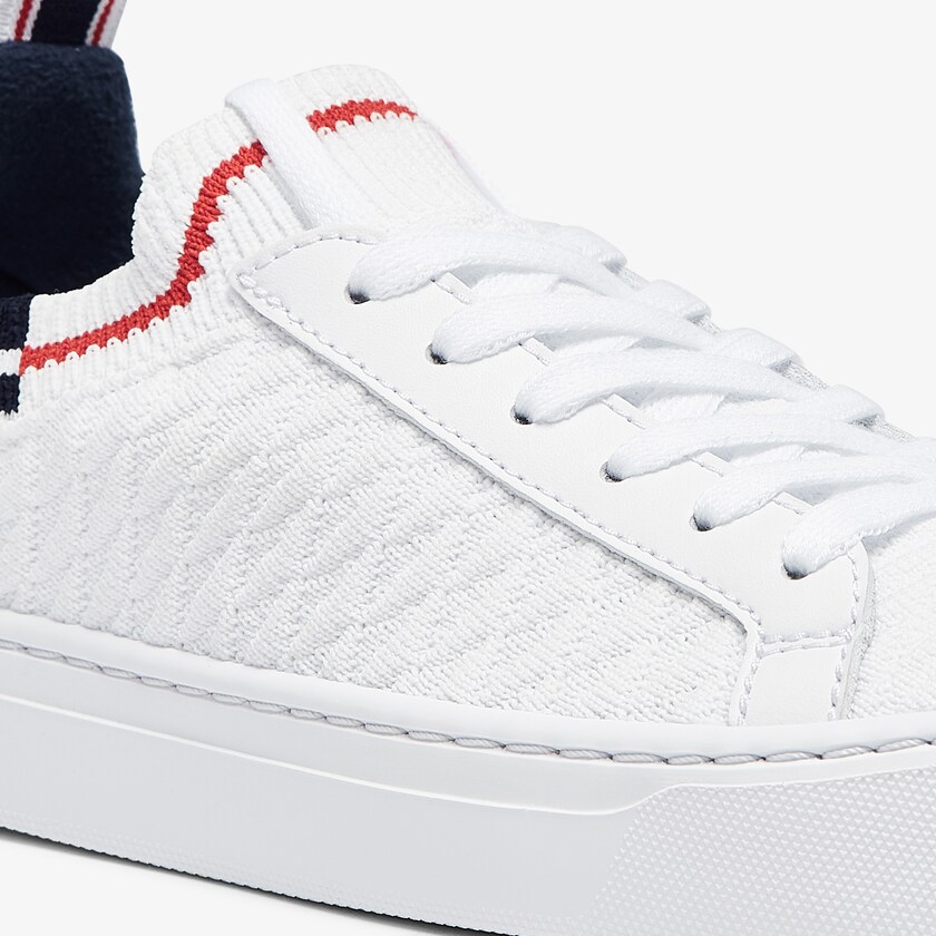 Tenis Lacoste La Piquée Textile Mujer Blancos Beige | BR4-26092J4