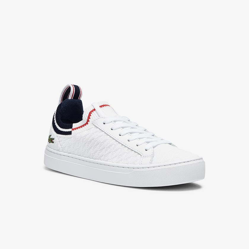 Tenis Lacoste La Piquée Textile Mujer Blancos Beige | BR4-26092J4