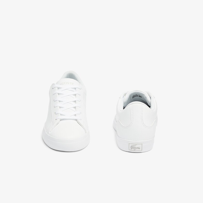 Tenis Lacoste Lerond BL Leather and Synthetic Mujer Blancos | HQ7-43604O7