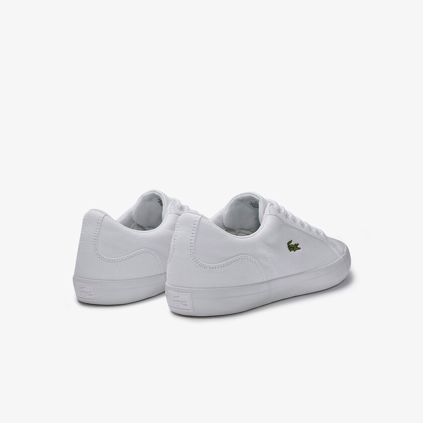 Tenis Lacoste Lerond Canvas Hombre Blancos | UT3-44104T5