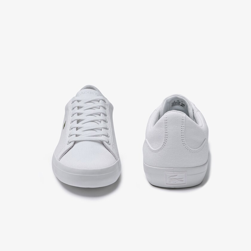 Tenis Lacoste Lerond Canvas Hombre Blancos | UT3-44104T5