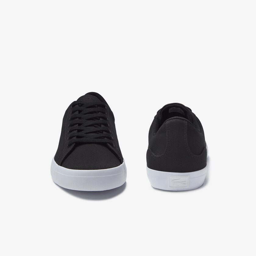 Tenis Lacoste Lerond Canvas Hombre Negros | AY1-30313T0