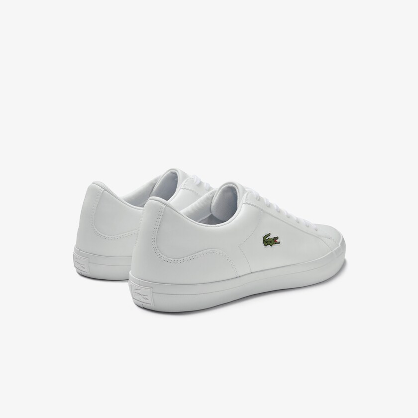 Tenis Lacoste Lerond Leather Hombre Blancos | VH0-91259F3