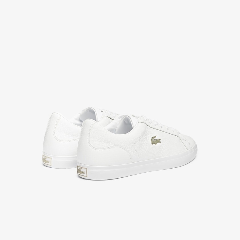 Tenis Lacoste Lerond Leather and Synthetic Hombre Blancos | MX9-59195D8