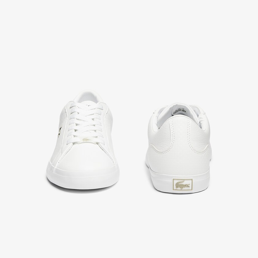 Tenis Lacoste Lerond Leather and Synthetic Hombre Blancos | MX9-59195D8