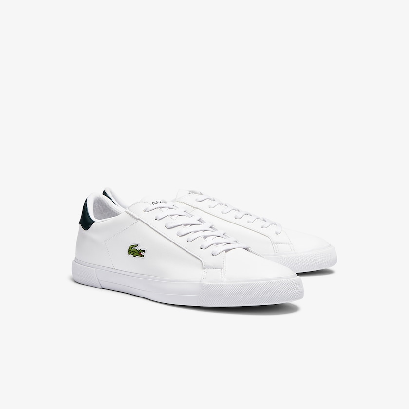Tenis Lacoste Lerond Plus Leather Hombre Blancos | IF7-34963N1