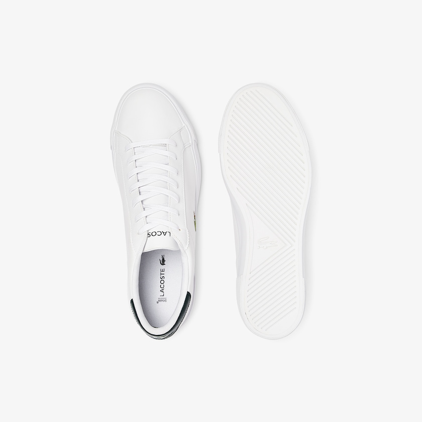 Tenis Lacoste Lerond Plus Leather Hombre Blancos | IF7-34963N1