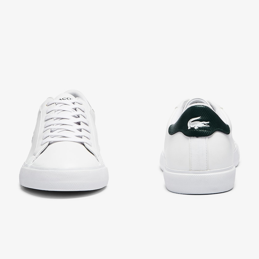 Tenis Lacoste Lerond Plus Leather Hombre Blancos | IF7-34963N1