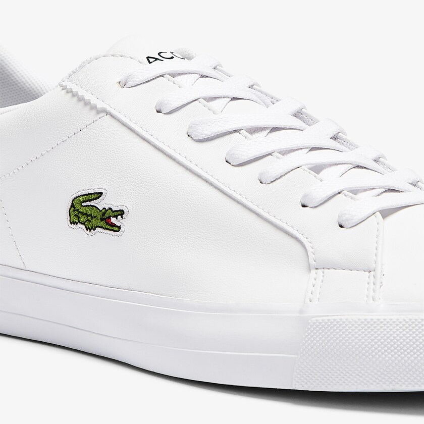 Tenis Lacoste Lerond Plus Leather Hombre Blancos | IF7-34963N1