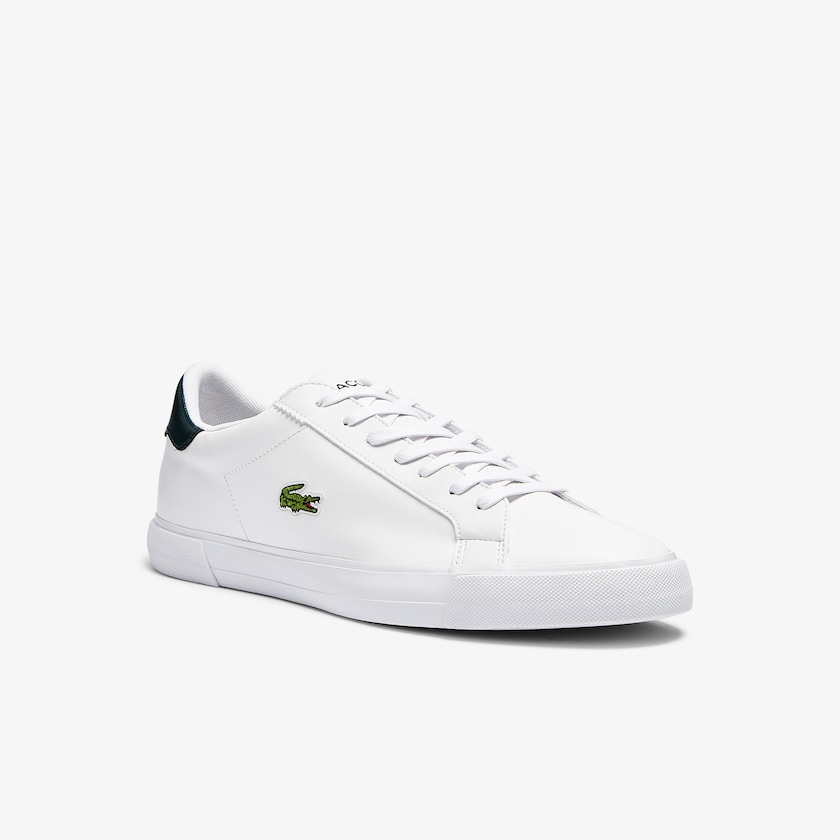 Tenis Lacoste Lerond Plus Leather Hombre Blancos | IF7-34963N1