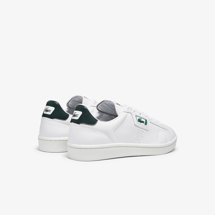 Tenis Lacoste Masters Classic Leather Hombre Blancos Verdes Oscuro | DT4-21972K8