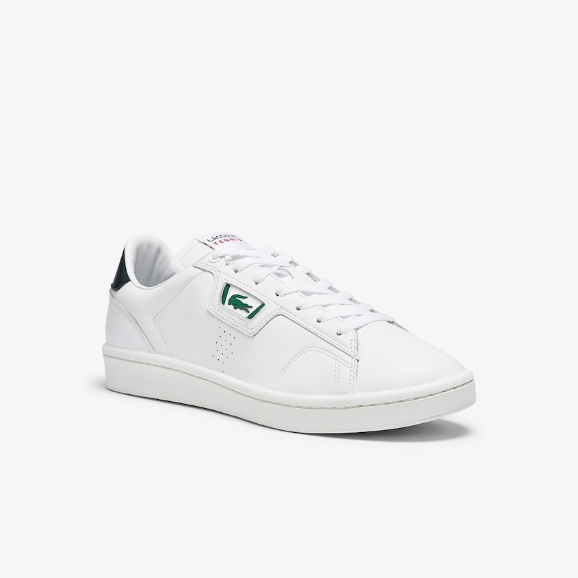 Tenis Lacoste Masters Classic Leather Hombre Blancos Verdes Oscuro | DT4-21972K8