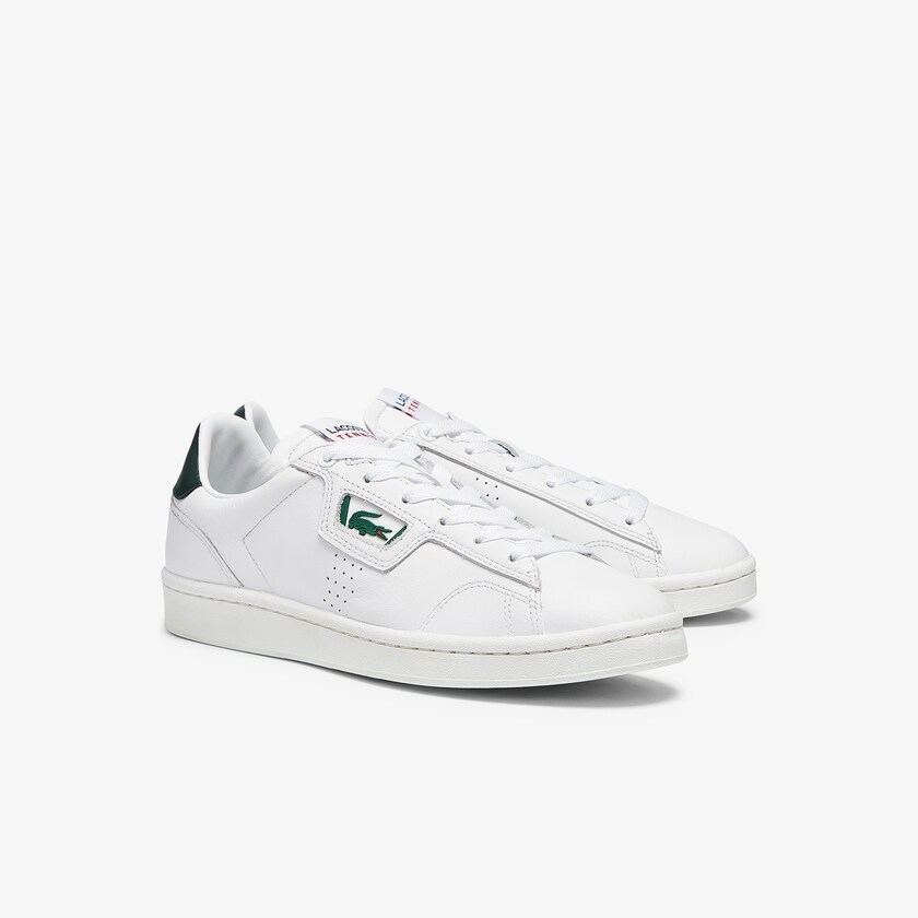 Tenis Lacoste Masters Classic Leather Mujer Blancos Verdes Oscuro | DB4-93859D8