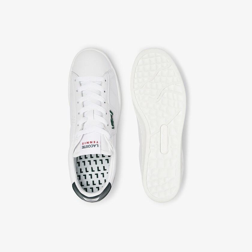 Tenis Lacoste Masters Classic Leather Mujer Blancos Verdes Oscuro | DB4-93859D8