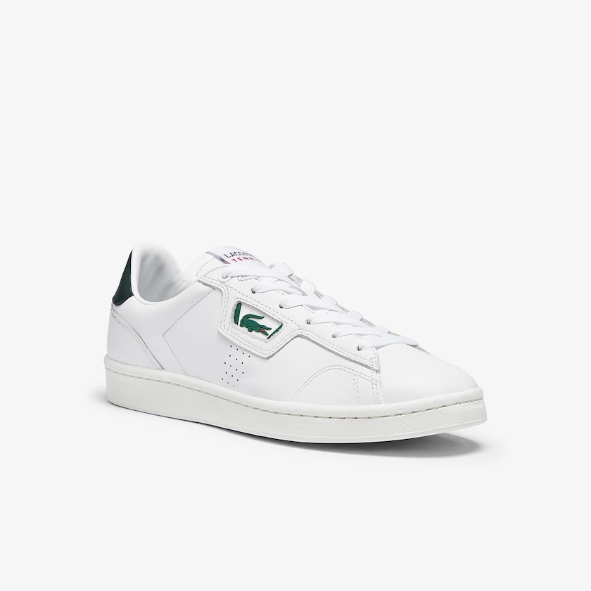 Tenis Lacoste Masters Classic Leather Mujer Blancos Verdes Oscuro | DB4-93859D8