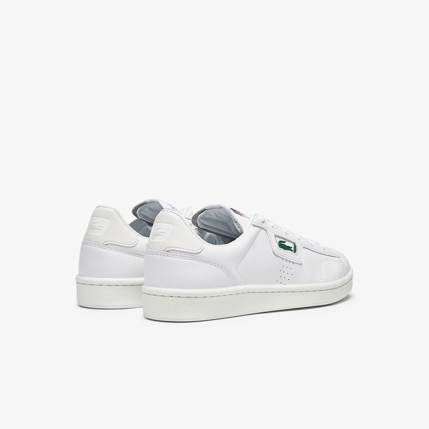 Tenis Lacoste Masters Classic Leather Mujer Blancos Grises | SB1-90379O5