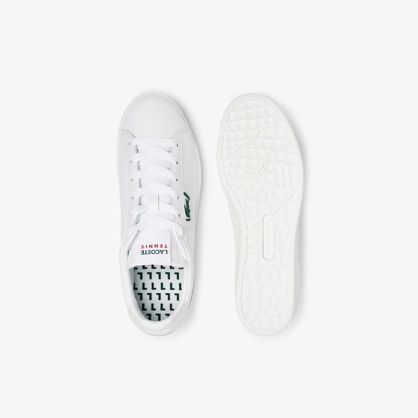 Tenis Lacoste Masters Classic Leather Mujer Blancos Grises | SB1-90379O5