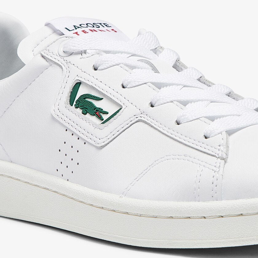 Tenis Lacoste Masters Classic Leather Mujer Blancos Grises | SB1-90379O5