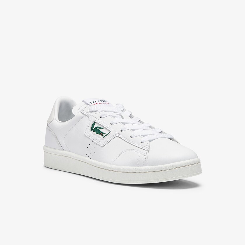 Tenis Lacoste Masters Classic Leather Mujer Blancos Grises | SB1-90379O5